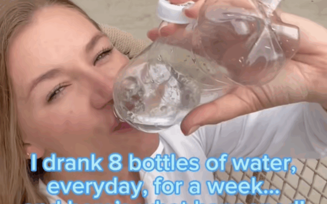 I drank bottled water for a week. Here’s what happened.